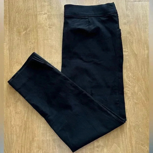 Counterparts Dress Pants with Stretch Waistband, Black, Size 12 - Picture 1 of 16